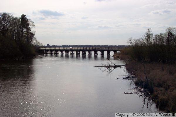 Rail To Trail Bridge At Lake Bemidji