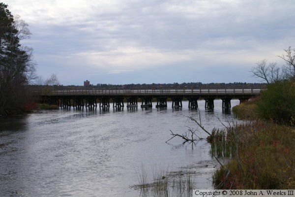 Rail To Trail Bridge At Lake Bemidji