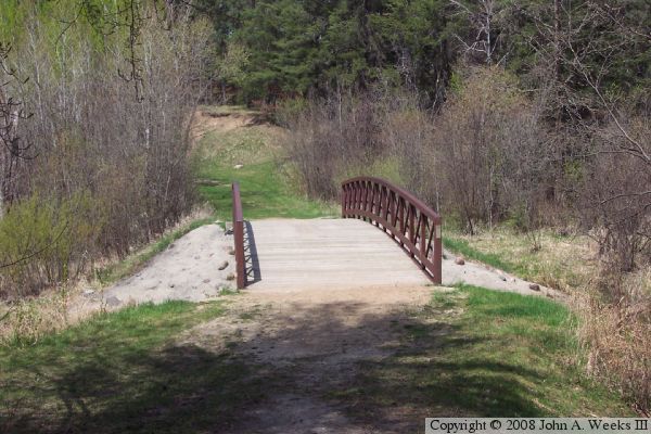 Snowmobile Bridge At Coffee Pot Landing