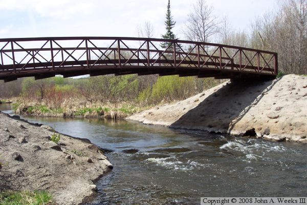 Snowmobile Bridge At Coffee Pot Landing