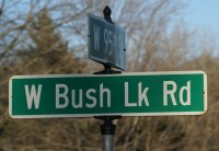 President Bush Street Sign