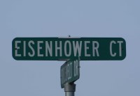 President Eisenhower Street Sign