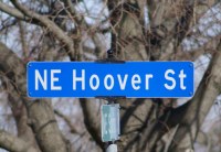 President Hoover Street Sign