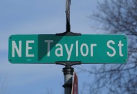 President Taylor Street Sign
