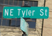 President Tyler Street Sign