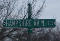 New Hampshire Street Sign