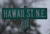 Hawaii Street Sign