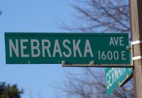 Nebraska Street Sign
