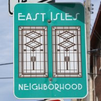East Isles Neighborhood Sign