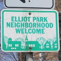 Elliot Park Neighborhood Sign