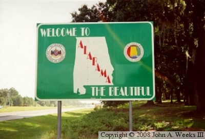 State Line Sign