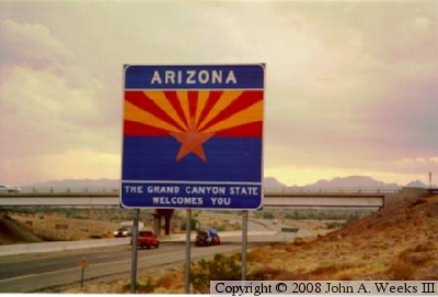State Line Sign
