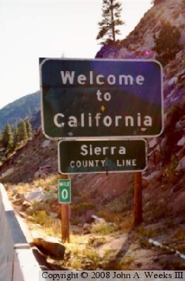 State Line Sign