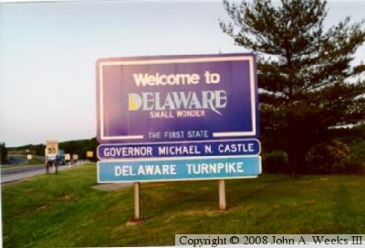 State Line Sign
