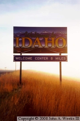 State Line Sign
