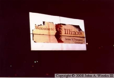 State Line Sign