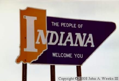 State Line Sign