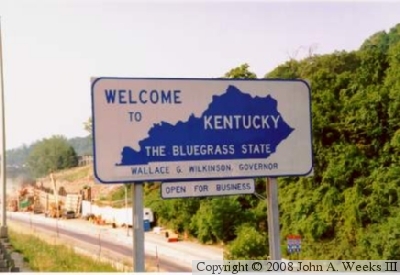 State Line Sign