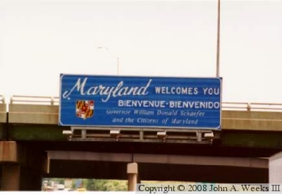 State Line Sign