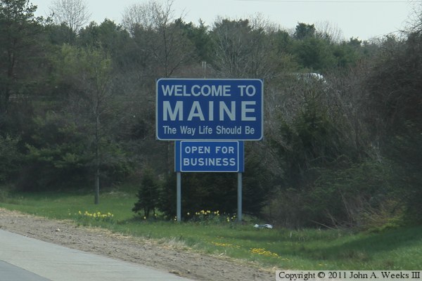 State Line Sign