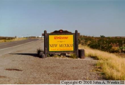 State Line Sign