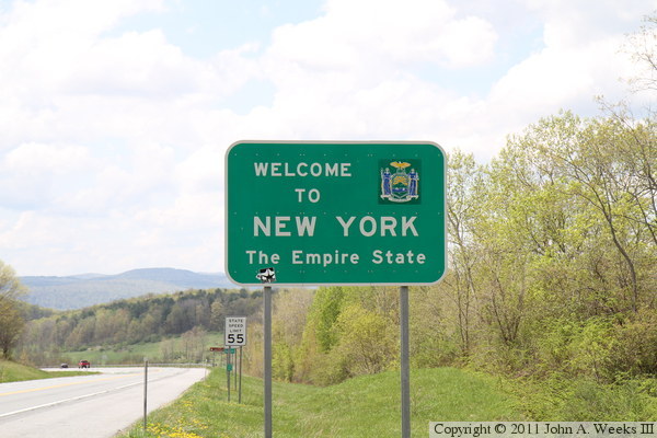 State Line Sign