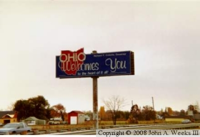 State Line Sign