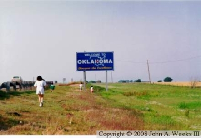 State Line Sign