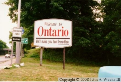 State Line Sign