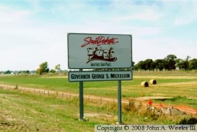 State Line Sign