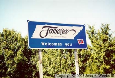 State Line Sign