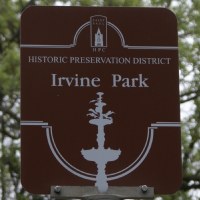 Irvine Park Historic District Sign
