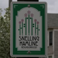 Snelling-Hamline Neighborhood Sign