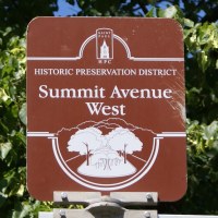 Summit Avenue West Historic District Sign