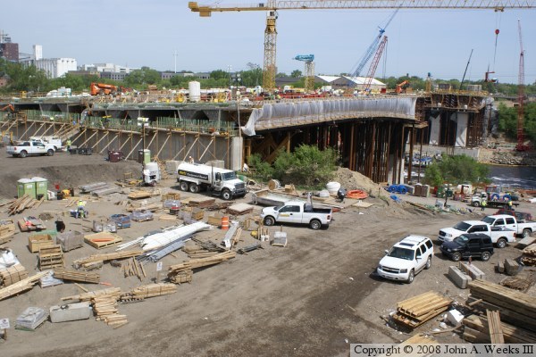 I-35W Bridge Construction, Mississippi River, Minneapolis, MN
