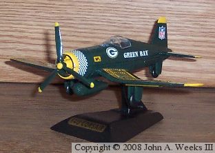 Green Bay Packer Fighter Plane