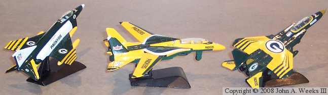 Green Bay Packer Fighter Jets