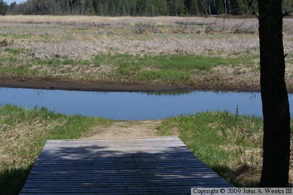 Snowmobile Bridge At Bear Den Landing