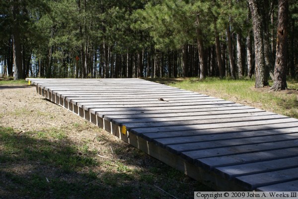 Snowmobile Bridge At Bear Den Landing