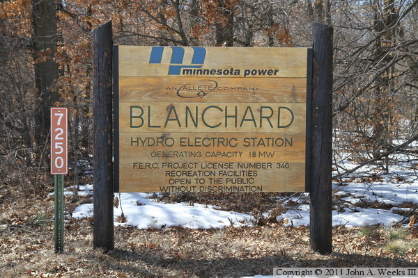 Blanchard Hydro Electric Station