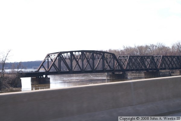 C&NW Illinois Channel Rail Bridge