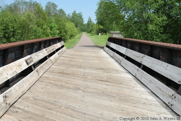 Willard Munger Trail Canal Bridge
