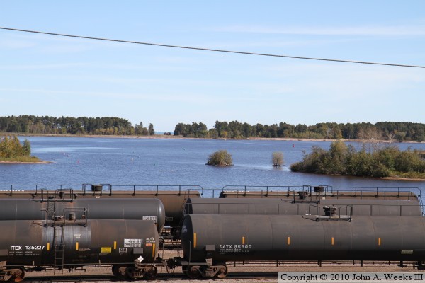 Lake Superior Water Pipeline Bridge