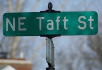 President Taft Street Sign