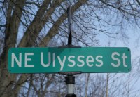 President Grant Street Sign