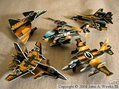 Green Bay Packer Airplanes