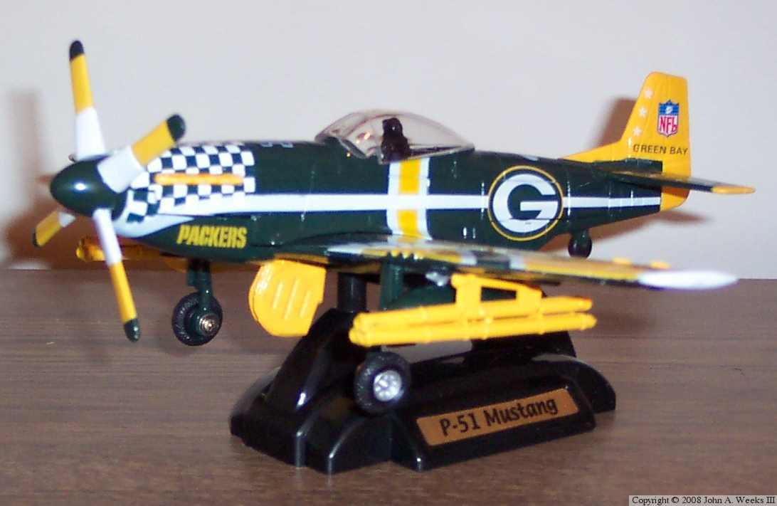 Green Bay Packer Fighter Plane