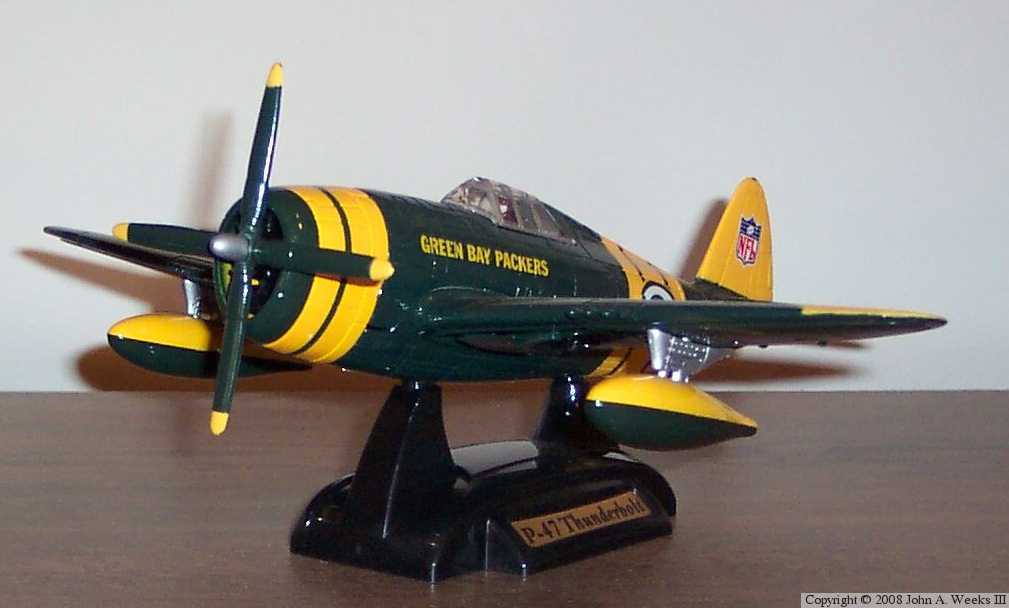 Green Bay Packer Fighter Plane