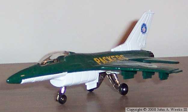 Green Bay Packer Fighter Jet