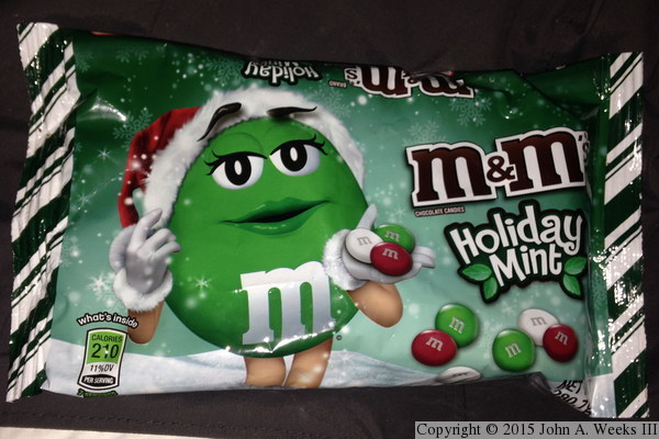 Holiday Mint M&M's